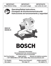 Bosch 3924B-24 Instrucciones De Funcionamiento Y Seguridad
