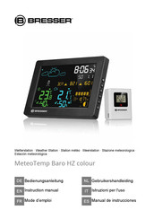 Bresser MeteoTemp Baro HZ colour Manual De Instrucciones