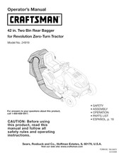 Craftsman 24919 Manual Del Operador