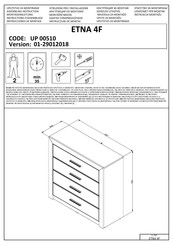 Forma Ideale ETNA 4F UP 00510 Instrucciones De Montaje