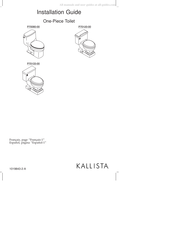 KALLISTA P70120-00 Guia De Instalacion