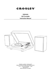 Crosley C62B-WA Manual De Instrucciones