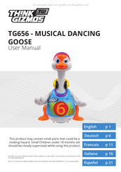 THINK GIZMOS TG656 MUSICAL DANCING GOOSE Manual Del Usuario