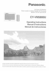 Panasonic CY-VM5800U Manual De Instrucciones