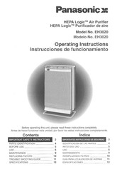 Panasonic HEPA Logic EH3020 Instrucciones De Funcionamiento