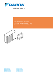Daikin Altherma 3 M EBLA16DAV3 Guía De Referencia Del Usuario