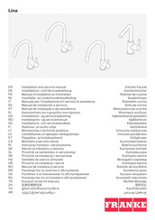 Franke Lina Manual De Instalación Y Servicio