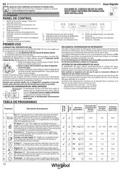 Whirlpool WFC 3C26 P Guía Rápida