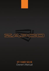 zapco ST-104D SQ III Instrucciones Generales