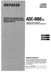 Aiwa ADC-M60YU Manual De Instrucciones