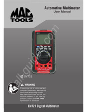 MAC TOOLS EM721 Manual Del Usuario