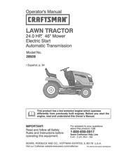 Crafstman 28928 Manual Del Operador