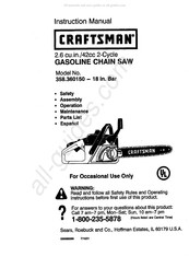 Craftsman 358.360150 Manual De Instrucciones