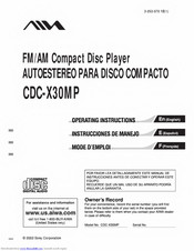 Aiwa CDC-X30MP Instrucciones De Manejo