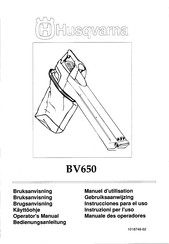 Husqvarna BV650 Instrucciones Para El Uso