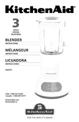 KitchenAid KSB354 Instrucciones