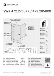 Duscholux Viva 472.2858 Serie Instrucciones De Montaje