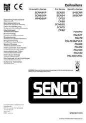 ISANTA SENCO PalletPro PAL130 Instrucciones De Empleo