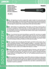 Paso MA855 Manual Del Usuario