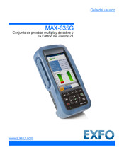 EXFO MAX-635G Guia Del Usuario