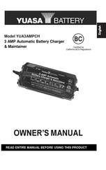 Yuasa YUA3AMPCH Manual Del Propietário