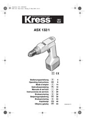 KRESS ASX 132/1 Instrucciones De Servicio