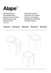 Alape WP.Insert5 Instrucciones De Montaje