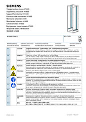 Siemens 8PQ9801-2AA12 Instructivo