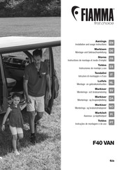 Fiamma F40van Instruciones De Montaje Y Uso