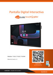 multiCLASS TOUCH SCREEN T1102 Manual De Usuario