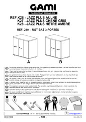 Gami JAZZ PLUS 210 Instrucciones De Montaje