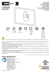 Omnimount Lift30X Guia Del Usuario