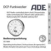 ADE CK 1808 Instrucciones De Operación