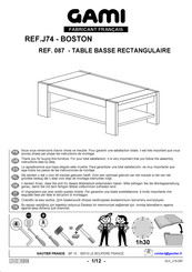 Gami J74 Instrucciones De Montaje