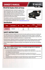 Redlion PWJET50 Manual Del Propietário