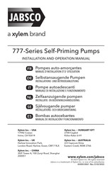 Xylem JABSCO 777-9051 Manual De Instalación Y Funcionamiento