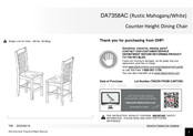 Dorel Home Products DA7358AC Instrucciones De Montaje