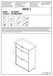 Forma Ideale ARCO 1 UP 00395 Instrucciones De Montaje