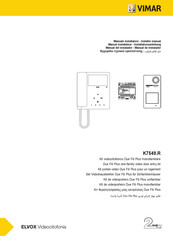 Vimar K7549.R Manual Del Instalador