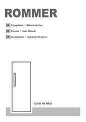 ROMMER CV 61 NF INOX Manual De Uso