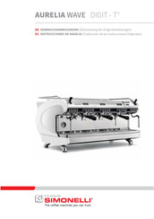 Nuova Simonelli AURELIA WAVE DIGIT T3 Instrucciones De Manejo