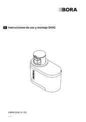 bora QVAC Instrucciones De Uso Y Montaje