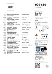 CRUZ Evo Rack E37-158 909-652 Instrucción De Montaje