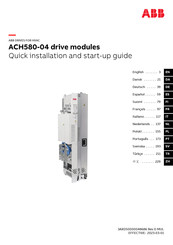 ABB ACH580-04-650A-4 Instrucciones De Instalacion Y Puesta En Marcha