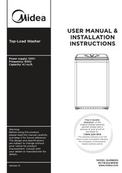 Midea MLTW41A1BWW Manual Del Usuario E Instrucciones De Instalación