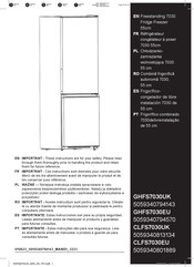 Kingfisher CLFS7030UK Manual De Instrucciones