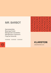 Klarstein MR. BARBOT Manual Del Usuario