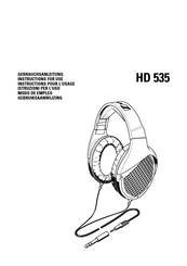 Sennheiser HD 535 Modo De Empleo
