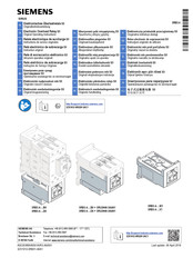 Siemens SIRIUS 3RB3 D0 Serie Instructivo