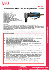 BGS technic 9657 Manual De Instrucciones